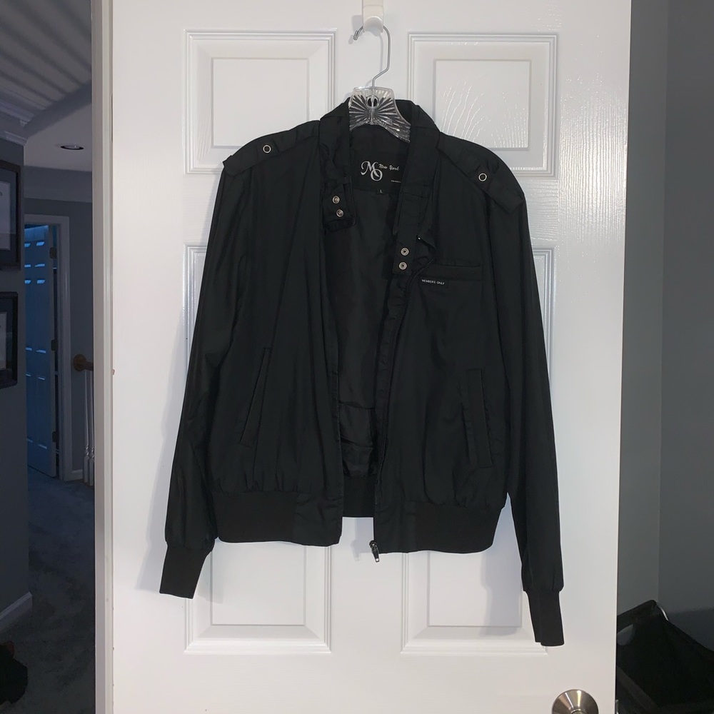 Vintage Black Members Only Jacket